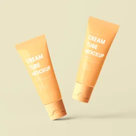 Cream Tube With Large Cap 3